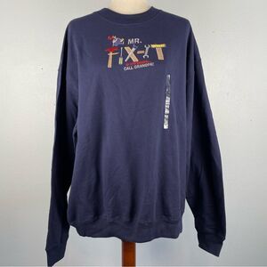 NWT MC Sport Mr Fix It Sweatshirt Size XL